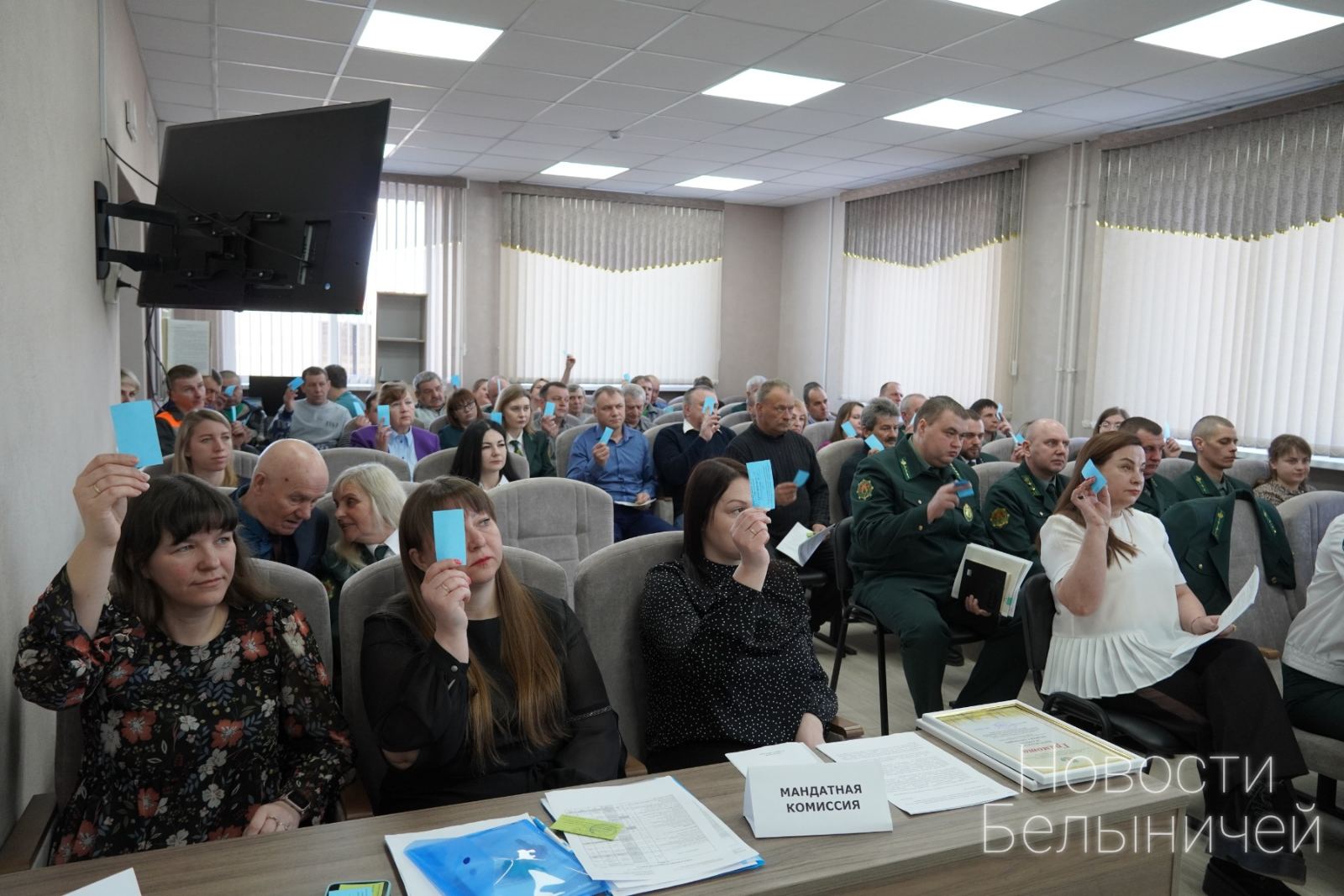 Отчетно-выборная конференция профорганизации Белыничского лесхоза подвела итоги пятилетки