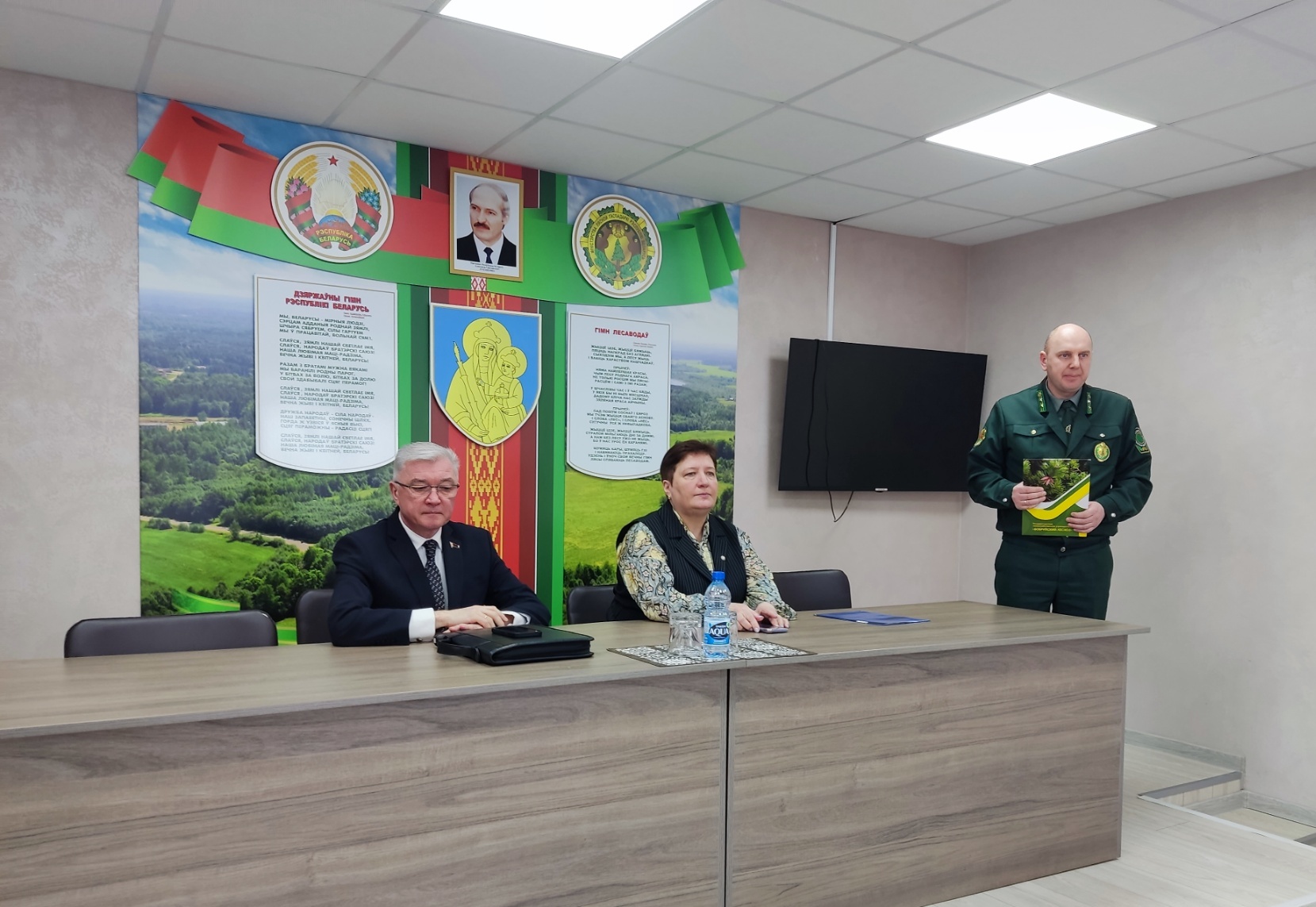 В Белыничском лесхозе состоялась встреча с  кандидатом в депутаты Малашко Валерием Анатольевичем