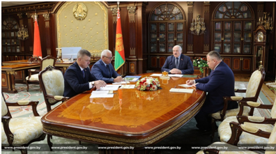 Александр Лукашенко 24 августа заслушал доклад о работе лесного хозяйства в современных условиях и направлениях его  совершенствования