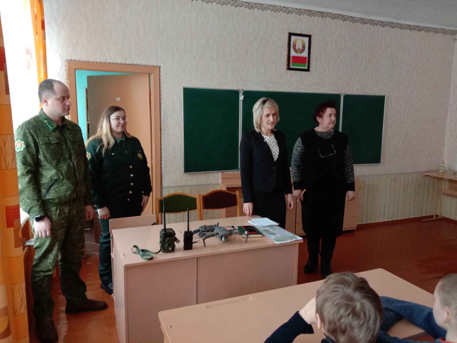 Представители Белыничского лесхоза посетили Эсьмонскую среднюю школу